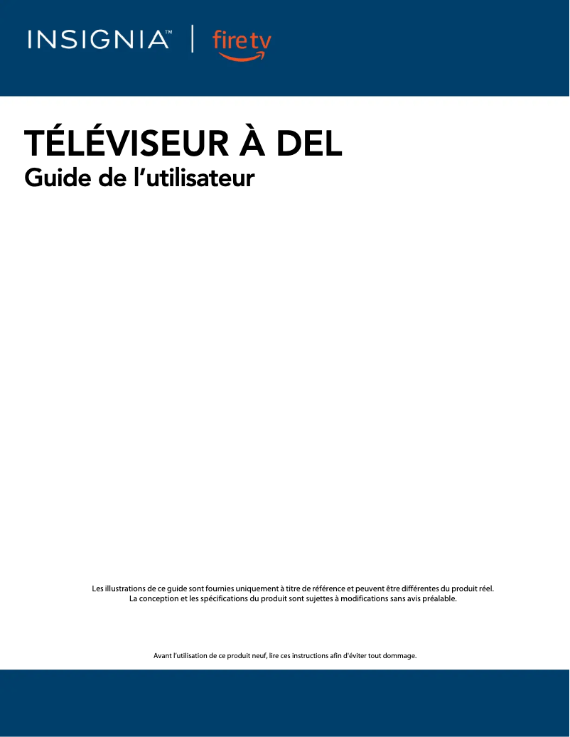 Imagen de la primera página del manual del dispositivo NS-32F201NA23