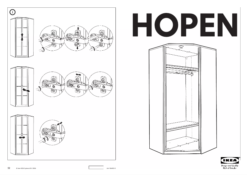 Página 1 del manual Manual de usuario Ikea HOPEN