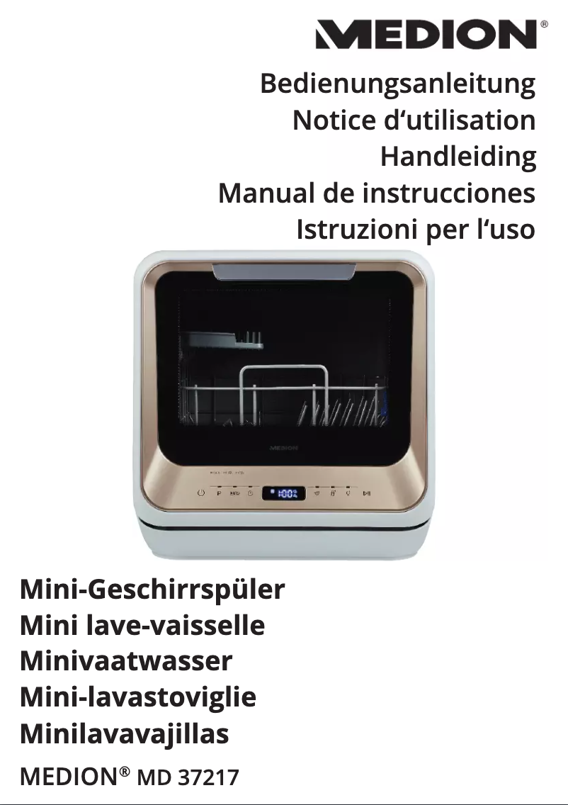 Imagen de la primera página del manual del dispositivo MD 37217