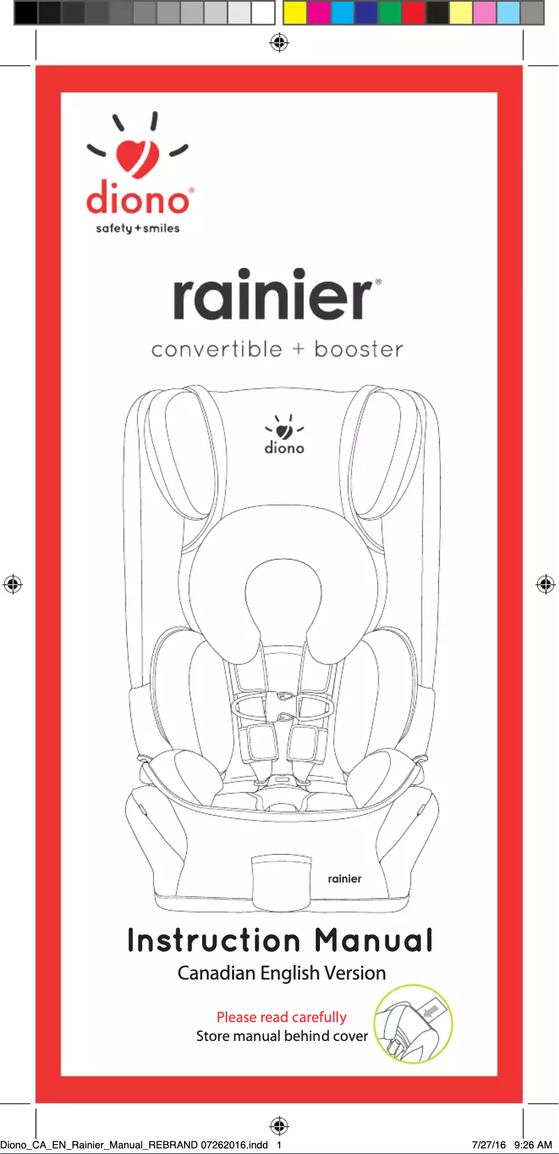 Imagen de la primera página del manual del dispositivo Rainier