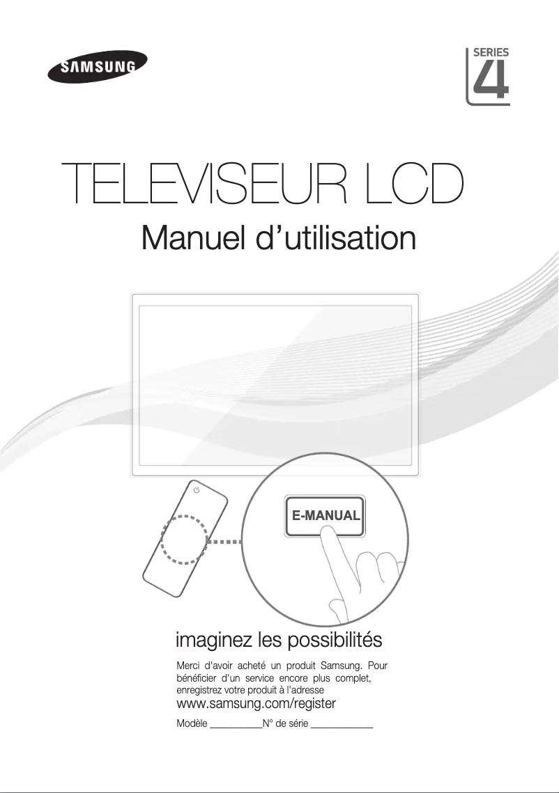 Imagen de la primera página del manual del dispositivo LA32D450G1