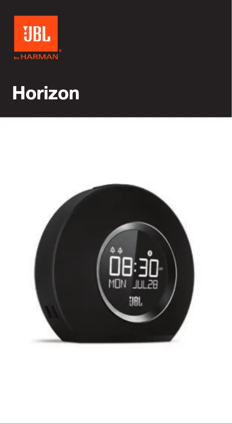 Página 1 del manual Manual de usuario JBL Horizon