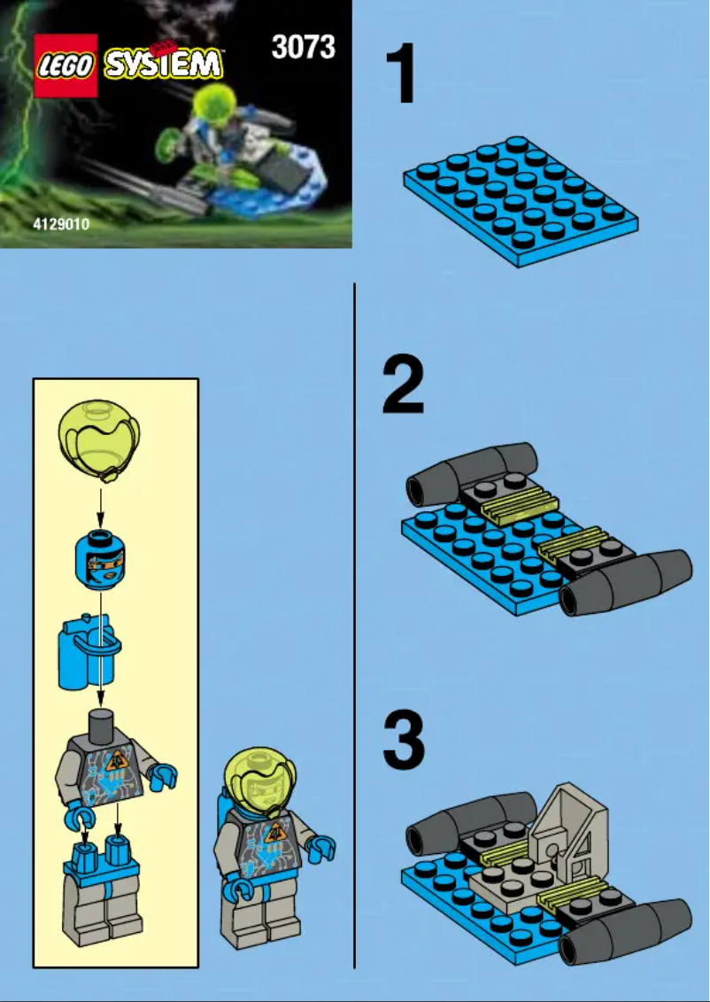 Página 1 del manual Manual de usuario Lego SWARM INTRUDER
