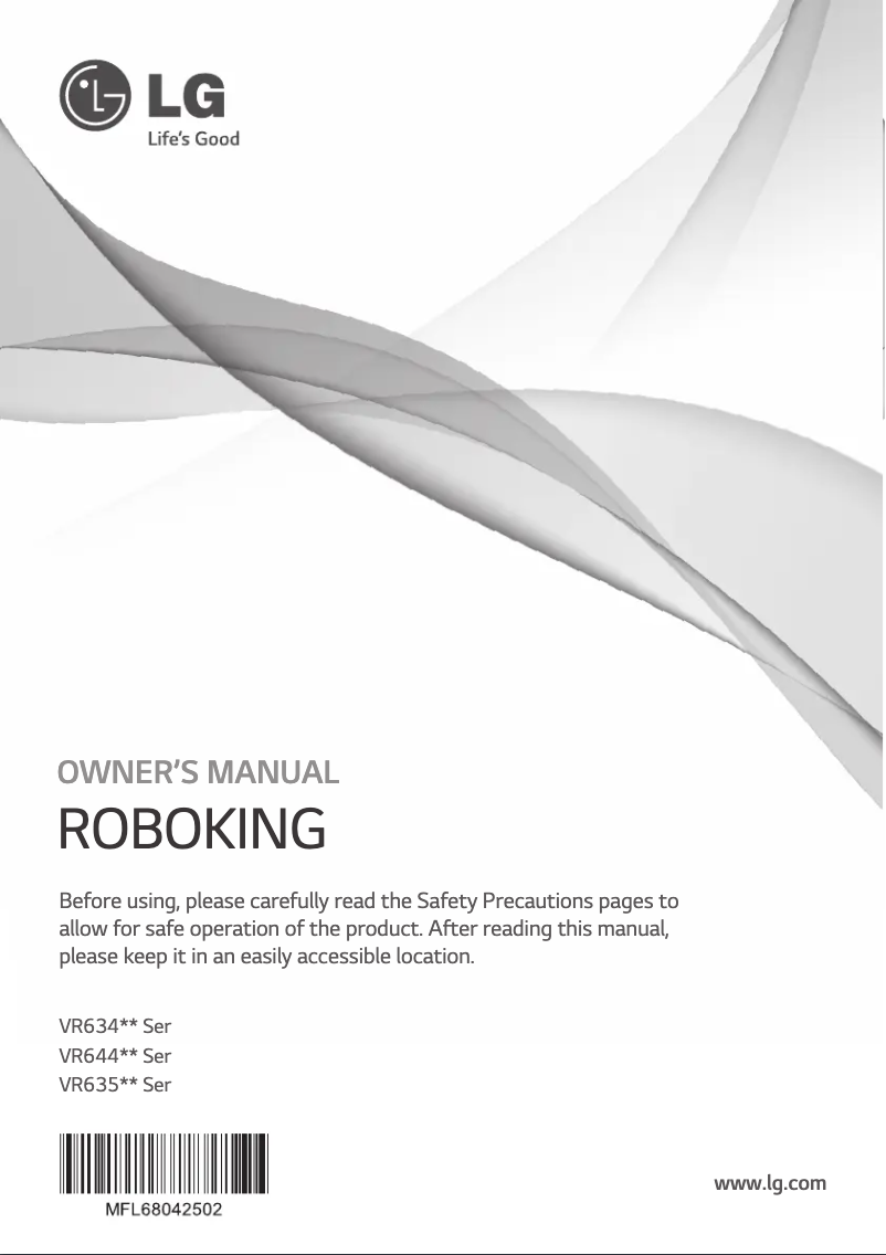 Página nº 1 - Manual de usuario LG HOM-BOT VR64702 LVM