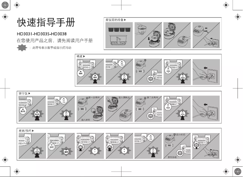 Imagen de la primera página del manual del dispositivo Viva Collection Fuzzy Logic HD3038