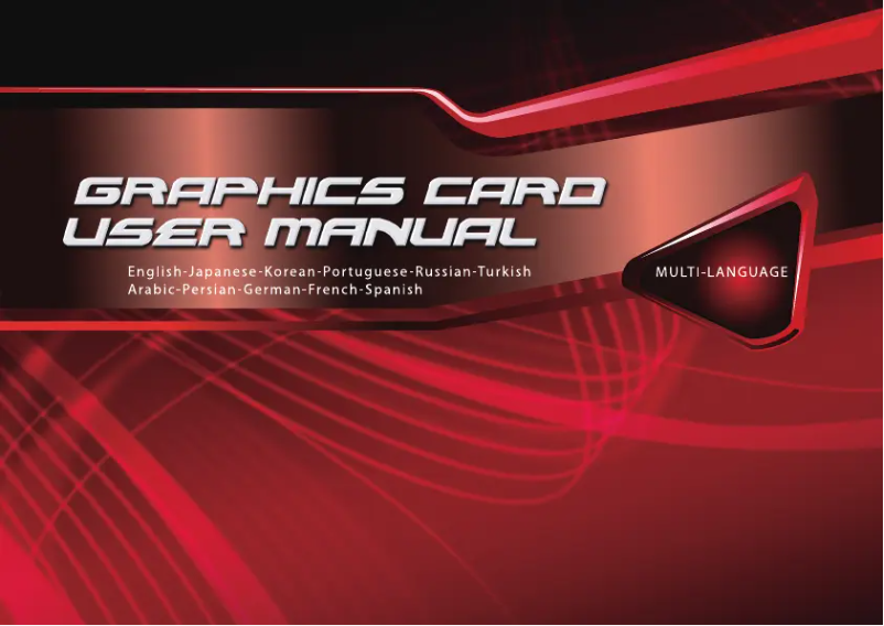 Imagen de la primera página del manual del dispositivo GeForce GTS250