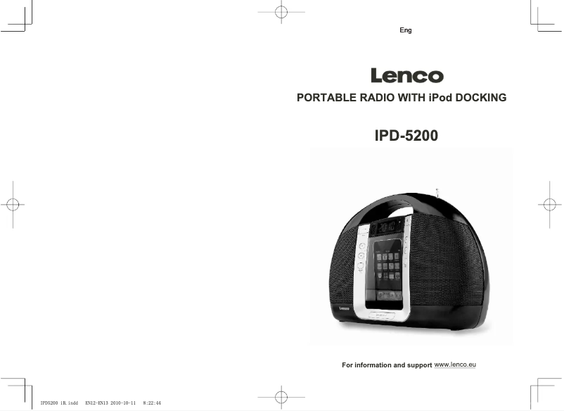 Imagen de la primera página del manual del dispositivo IPD-5200