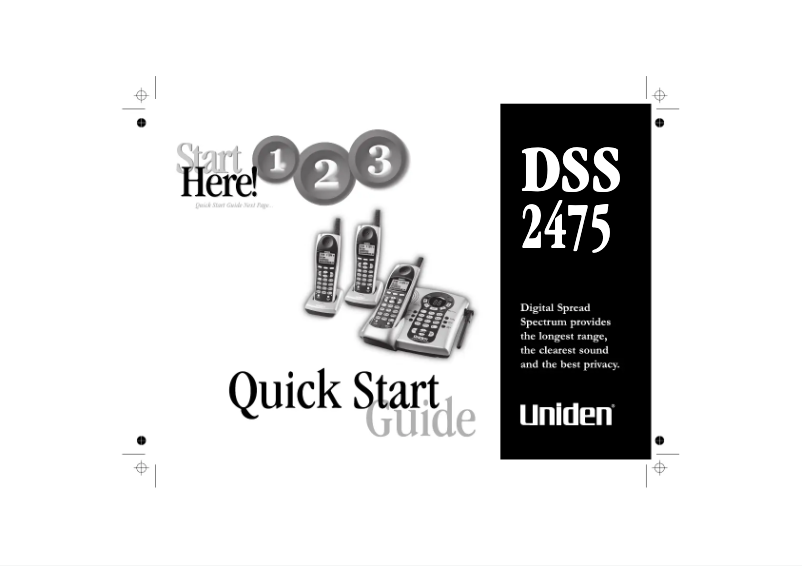 Imagen de la primera página del manual del dispositivo DSS 2475