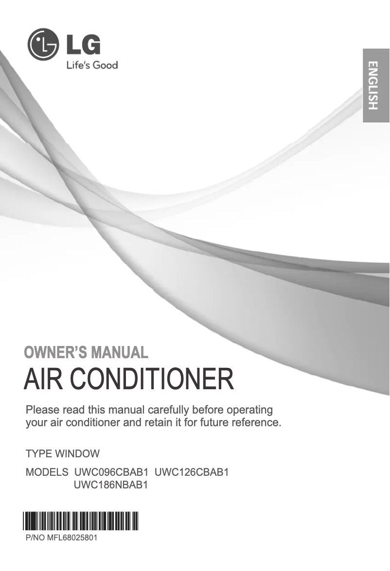 Imagen de la primera página del manual del dispositivo UWC186NBAB1