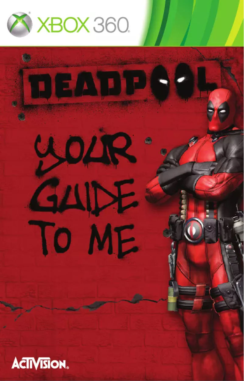Página nº 1 - Manual de usuario Microsoft Deadpool (Xbox 360)