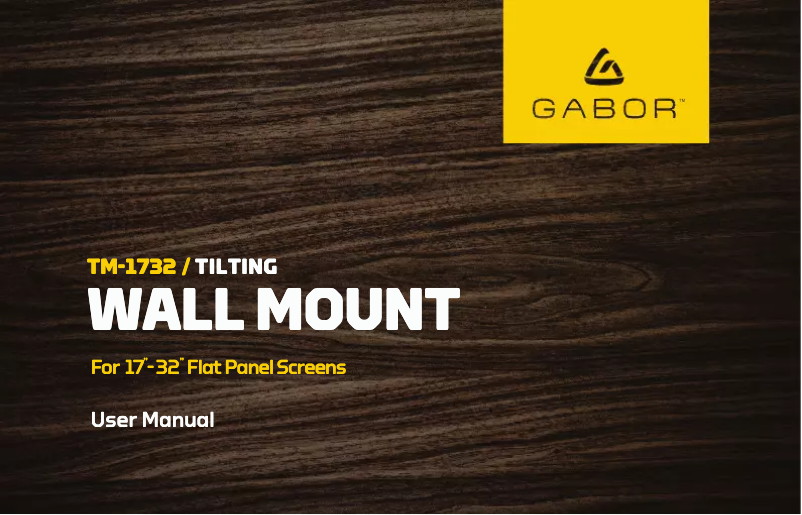 Página nº 1 - Manual de usuario Gabor TM-1732