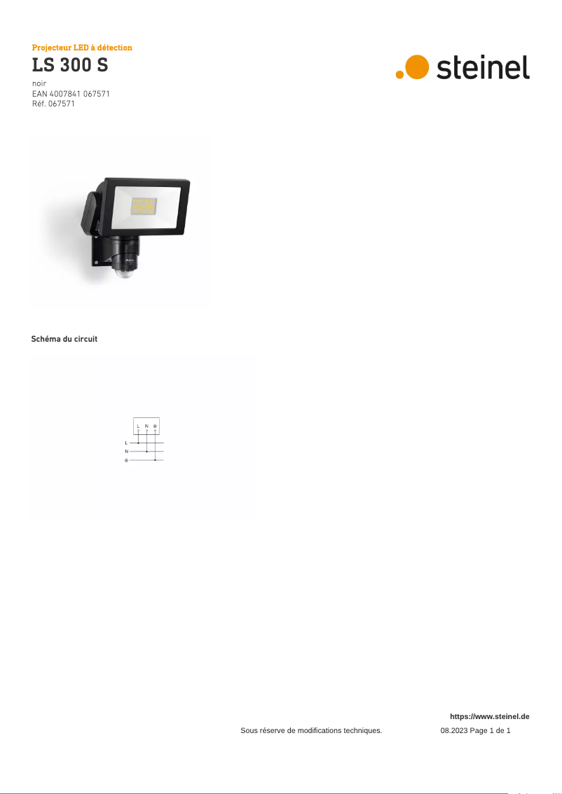 Imagen de la primera página del manual del dispositivo LS 300 S