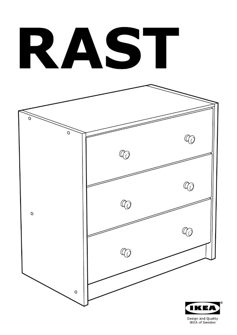 Página 1 del manual Manual de usuario Ikea RAST 603.562.19