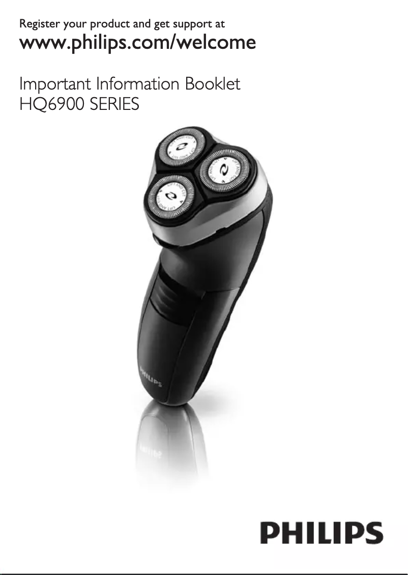 Página 1 del manual Manual de usuario Philips 6000 Series HQ6941