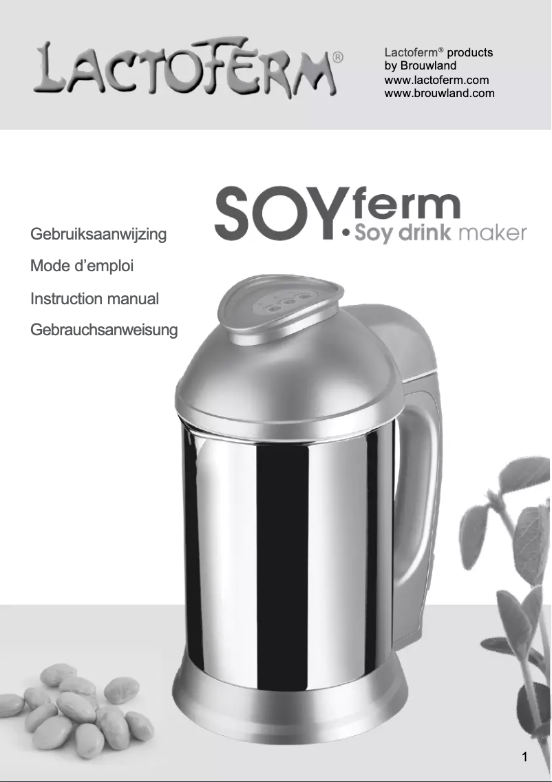 Página nº 1 - Manual de usuario Lactoferm Soyferm