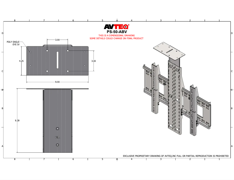 Página 1 del manual Manual de usuario Avteq PS-50-ABV