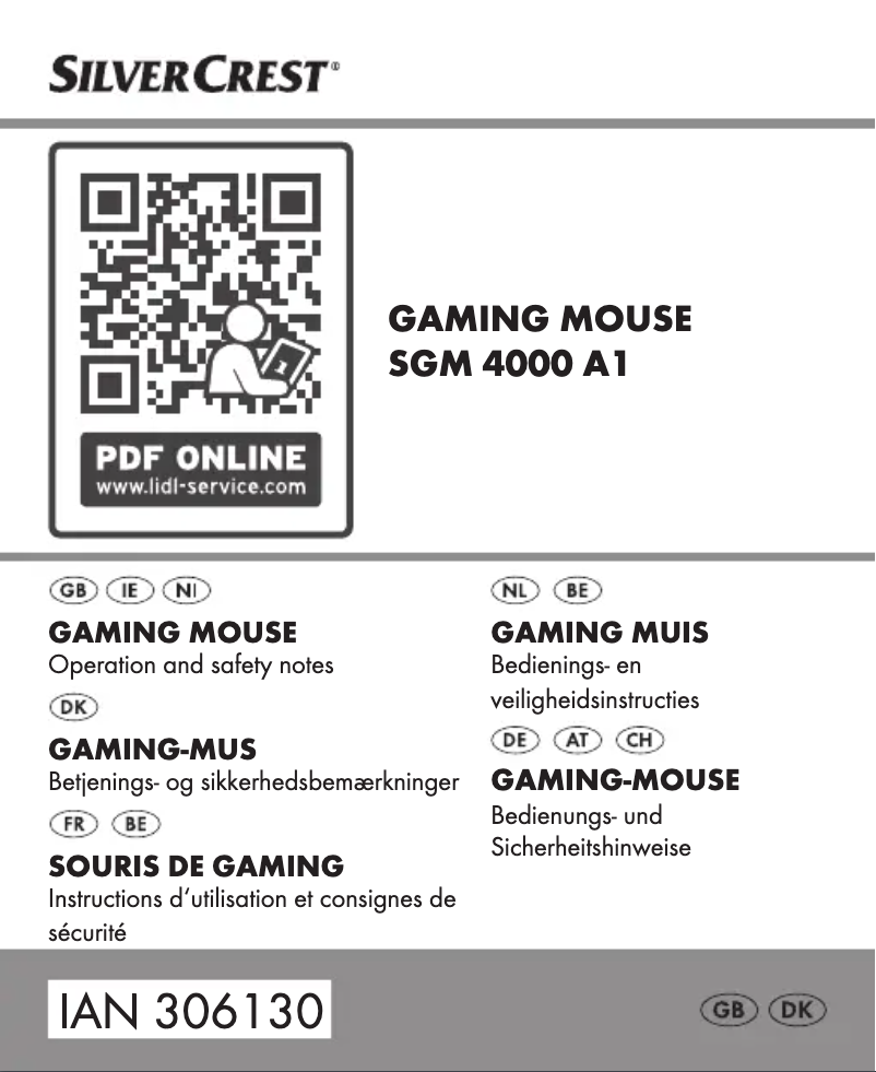 Imagen de la primera página del manual del dispositivo SGM 4000 A1