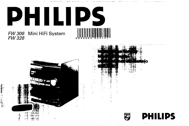 Página 1 del manual Manual de usuario Philips FW326