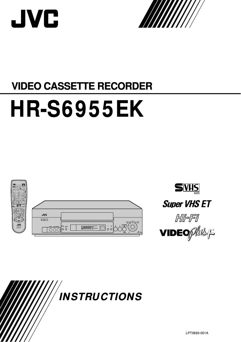 Imagen de la primera página del manual del dispositivo HR-S6955