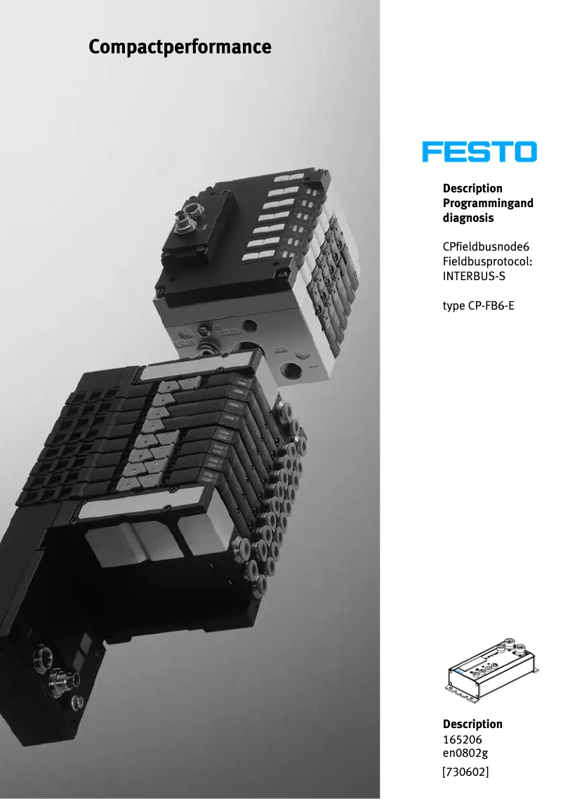 Página 1 del manual Manual de usuario Festo P.BE-CP-FB6-E-IT