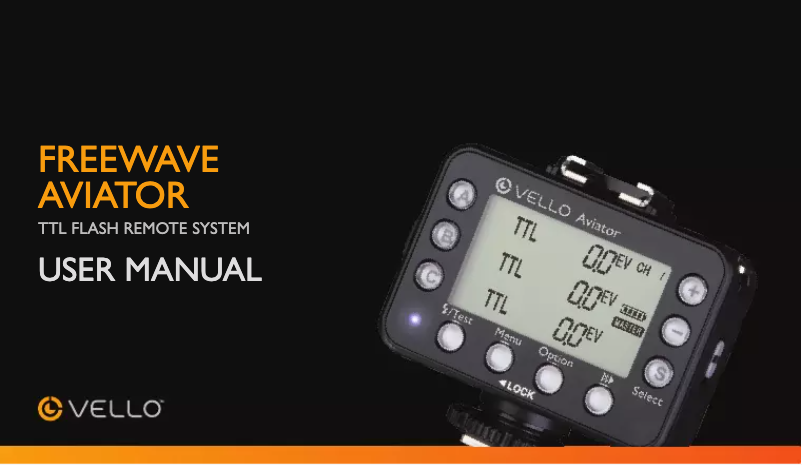 Imagen de la primera página del manual del dispositivo FreeWave Aviator