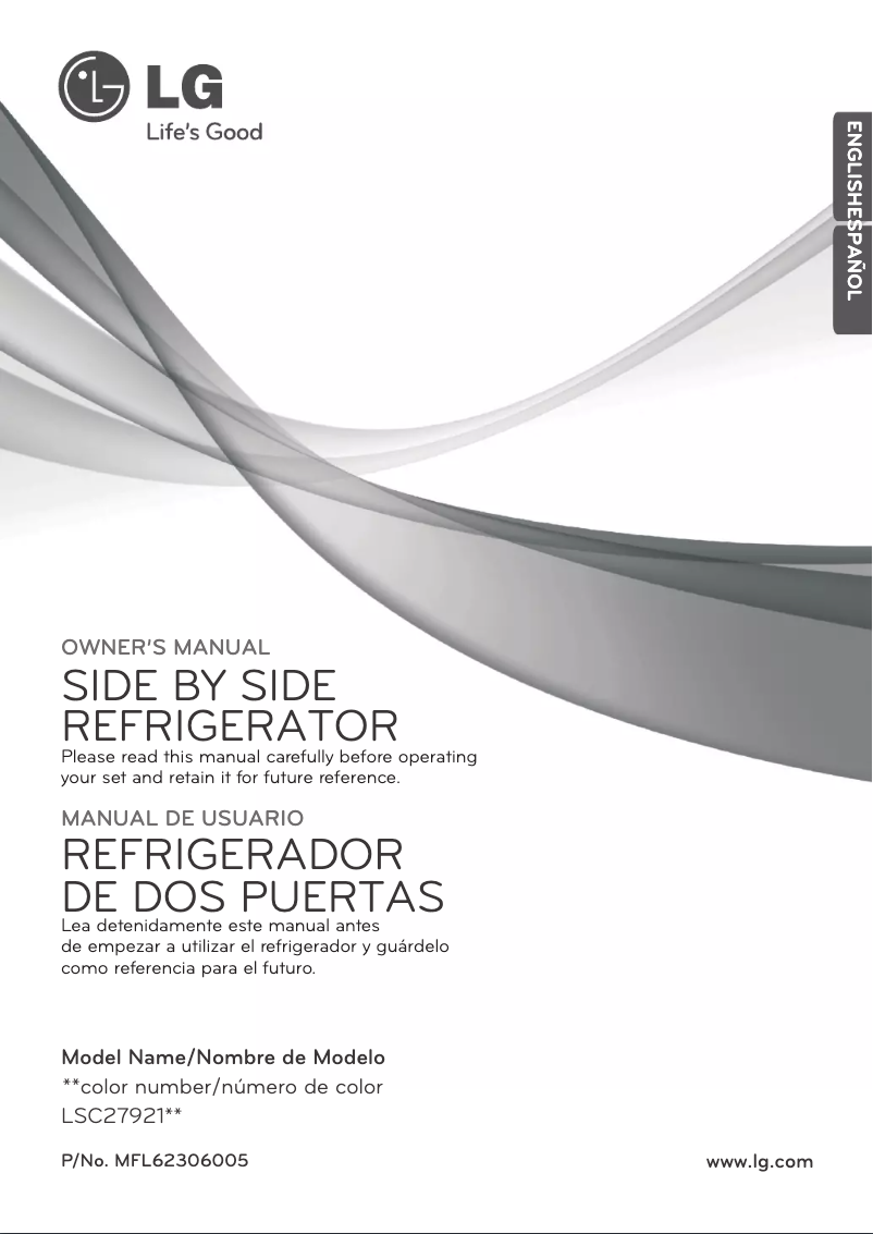 Página nº 1 - Manual de usuario LG LSC27921TT