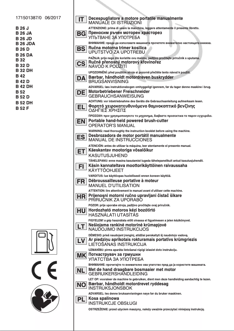 Imagen de la primera página del manual del dispositivo SBC 252 F