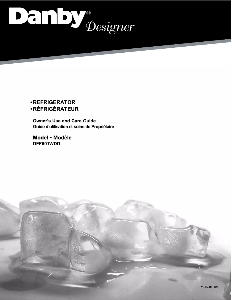 Imagen de la primera página del manual del dispositivo Designer DFF501WDD