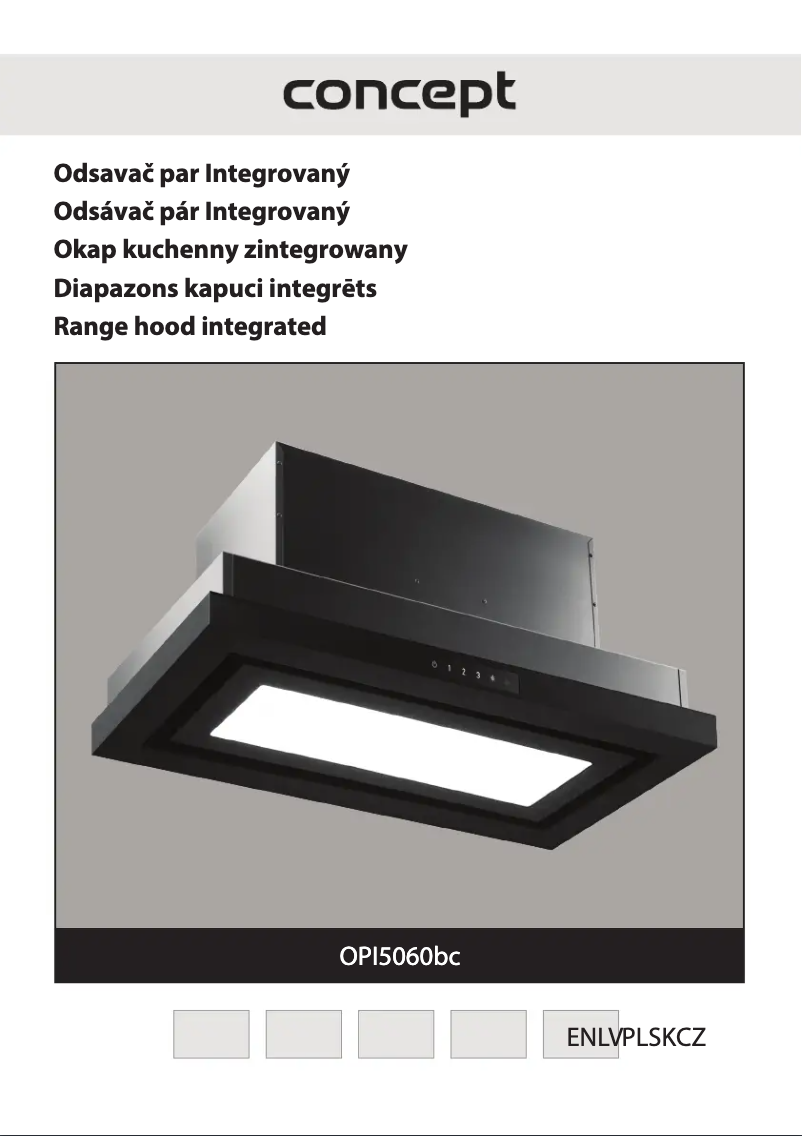 Página 1 del manual Manual de usuario Concept OPI5060BC