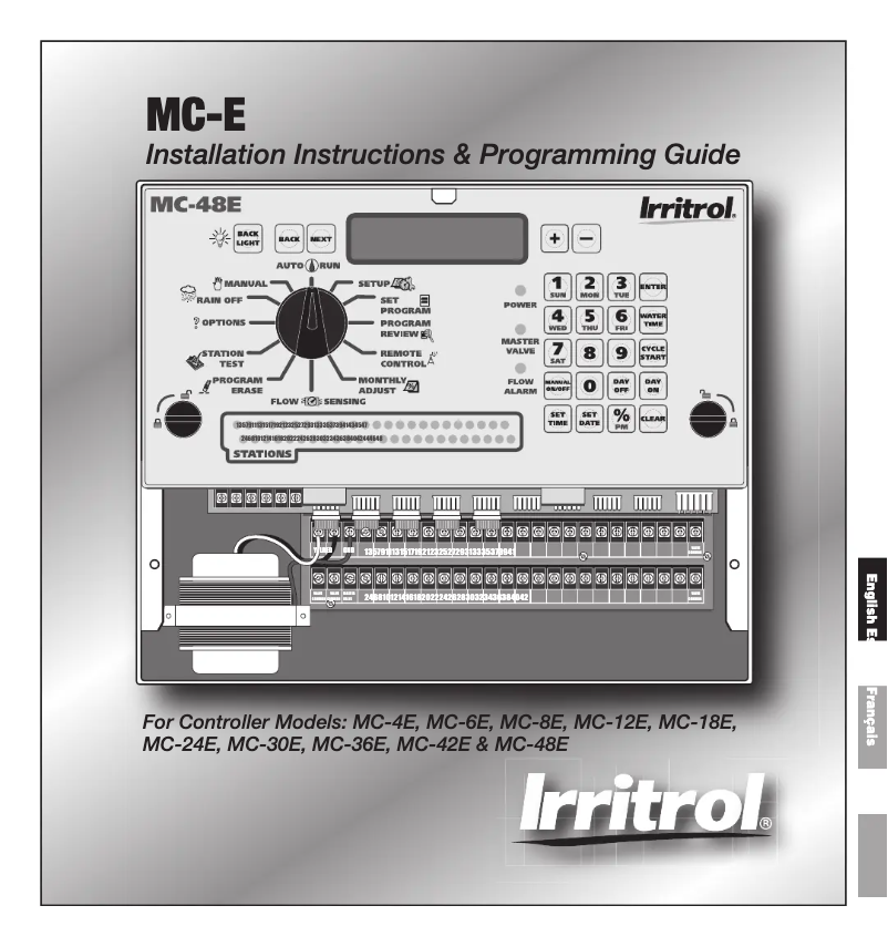 Imagen de la primera página del manual del dispositivo MC-18E