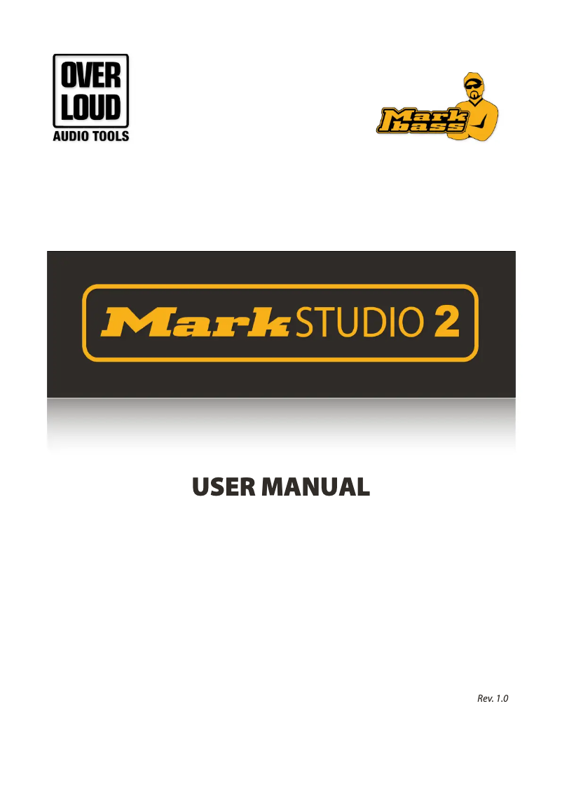 Imagen de la primera página del manual del dispositivo Mark Studio 2