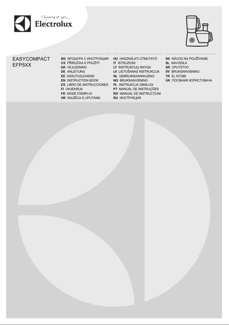 Imagen de la primera página del manual del dispositivo EFP5100