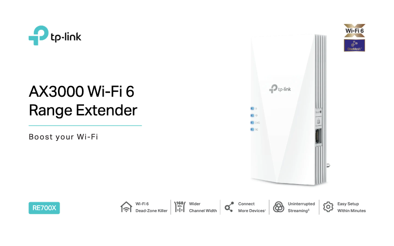 Página nº 1 - Ficha técnica TP-Link RE700X
