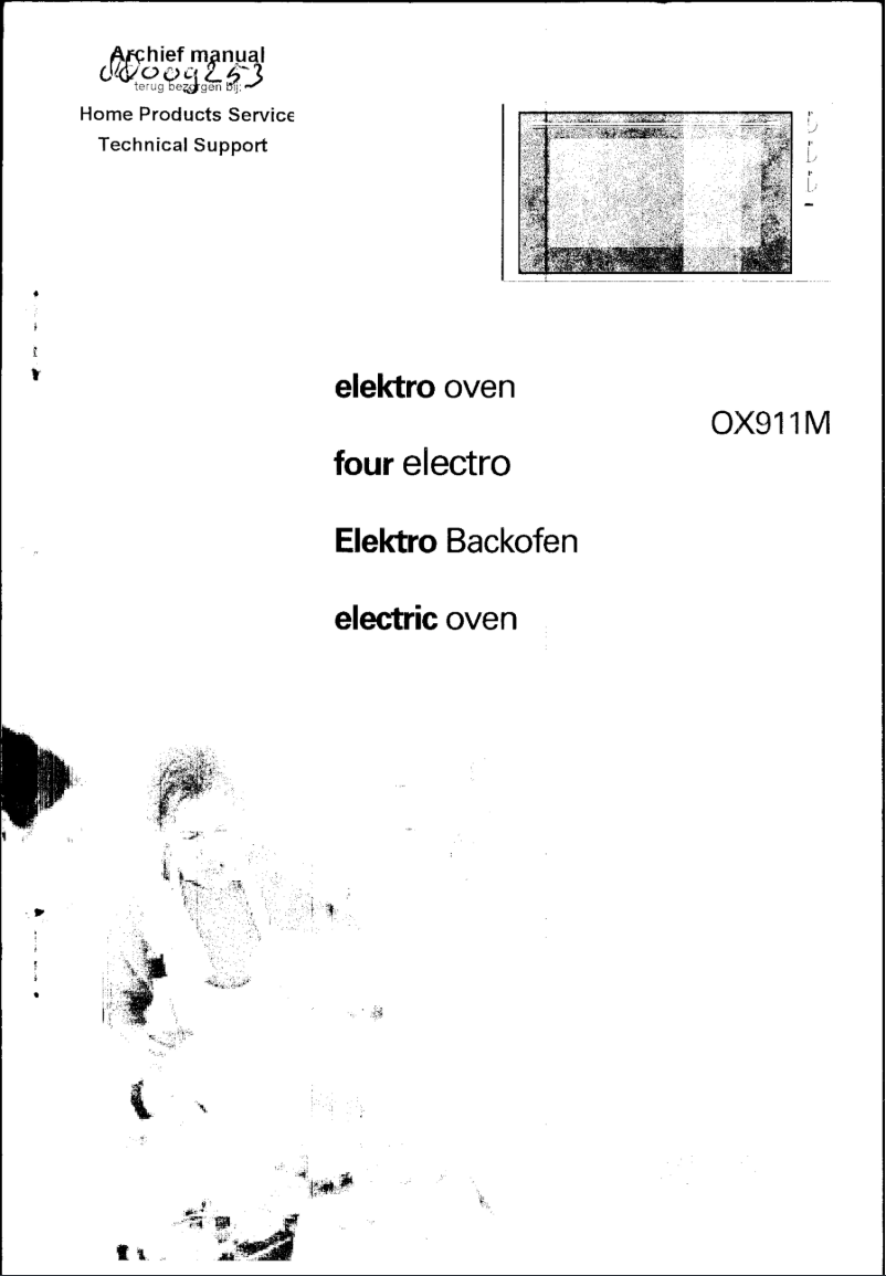 Página 1 del manual Manual de usuario Atag OX911M