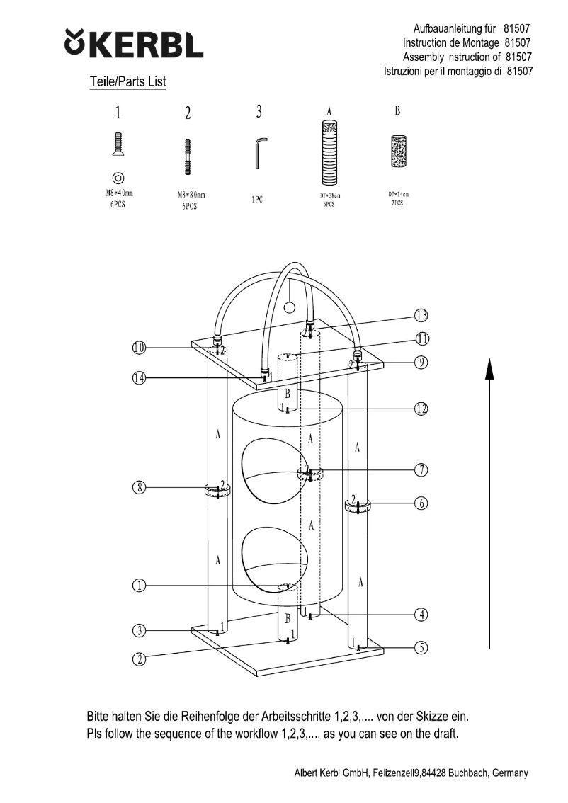 Página 1 del manual Manual de usuario Kerbl Onyx 81507