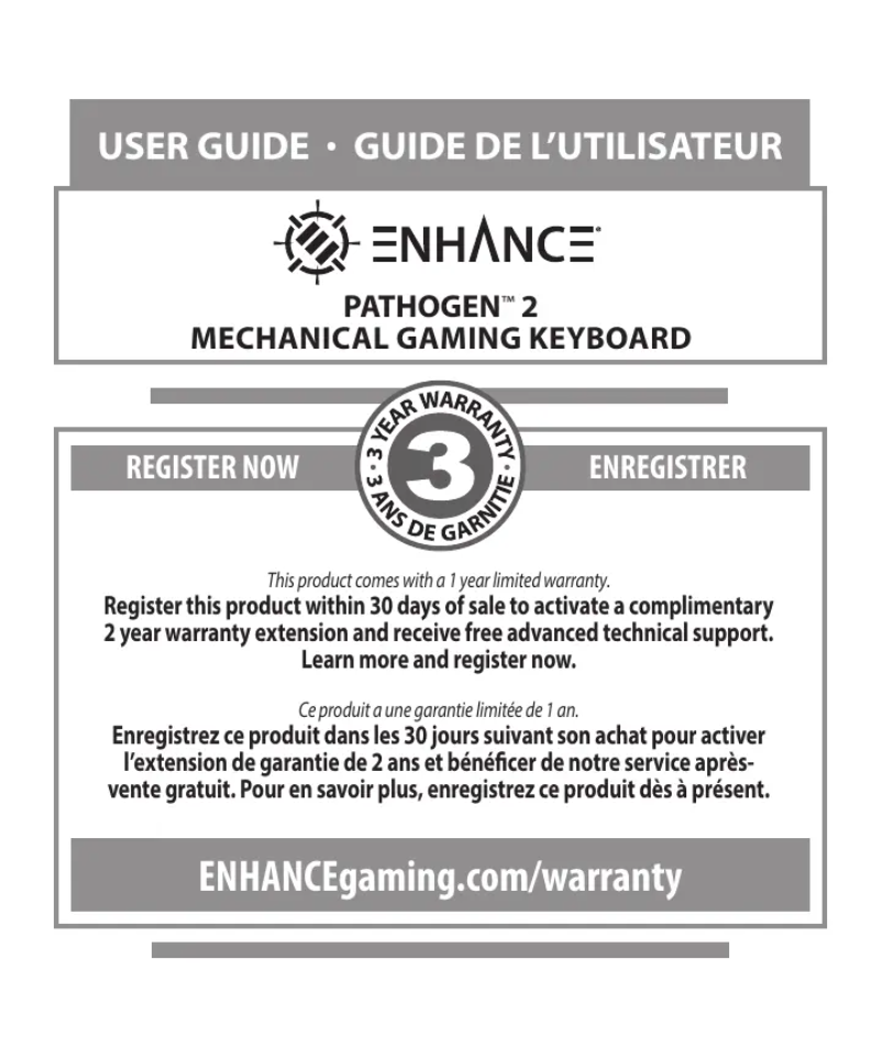 Página nº 1 - Manual de usuario Enhance Pathogen 2