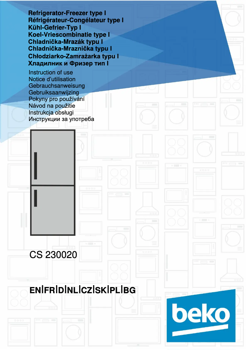 Imagen de la primera página del manual del dispositivo CS 230020