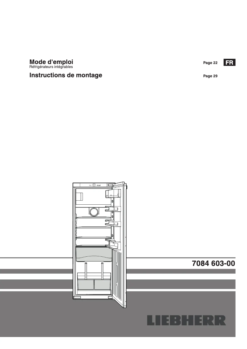 Página 1 del manual Manual de usuario Liebherr IKFPc 2854