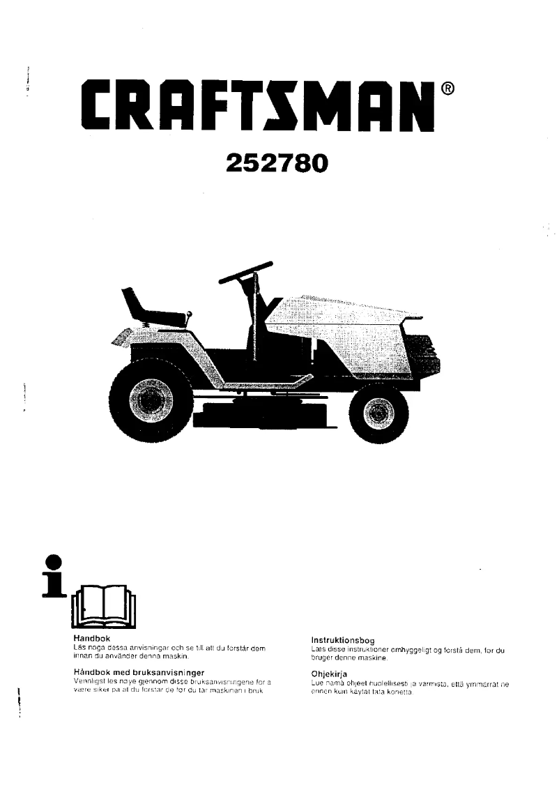 Página 1 del manual Manual de usuario Craftsman 252780