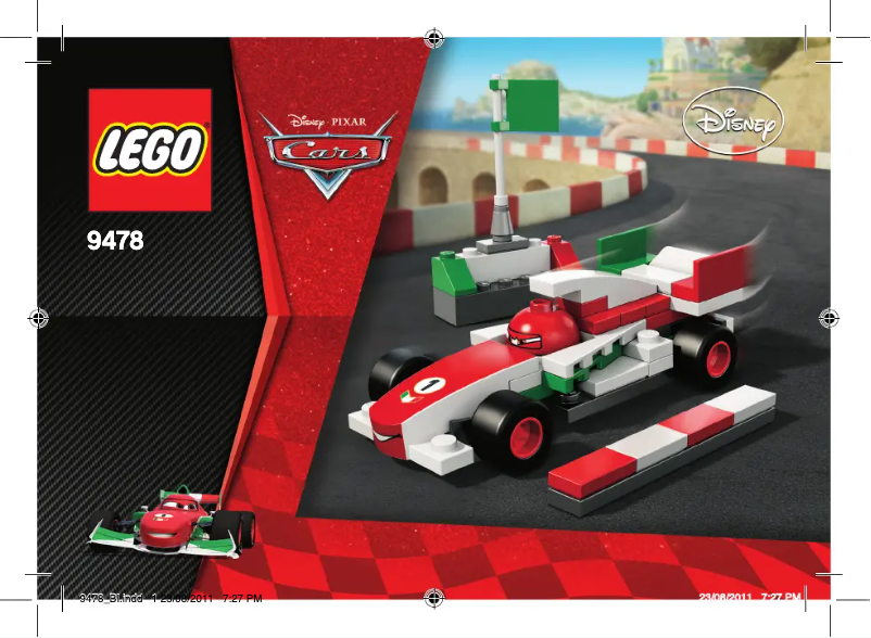 Página 1 del manual Manual de usuario Lego Cars 9478