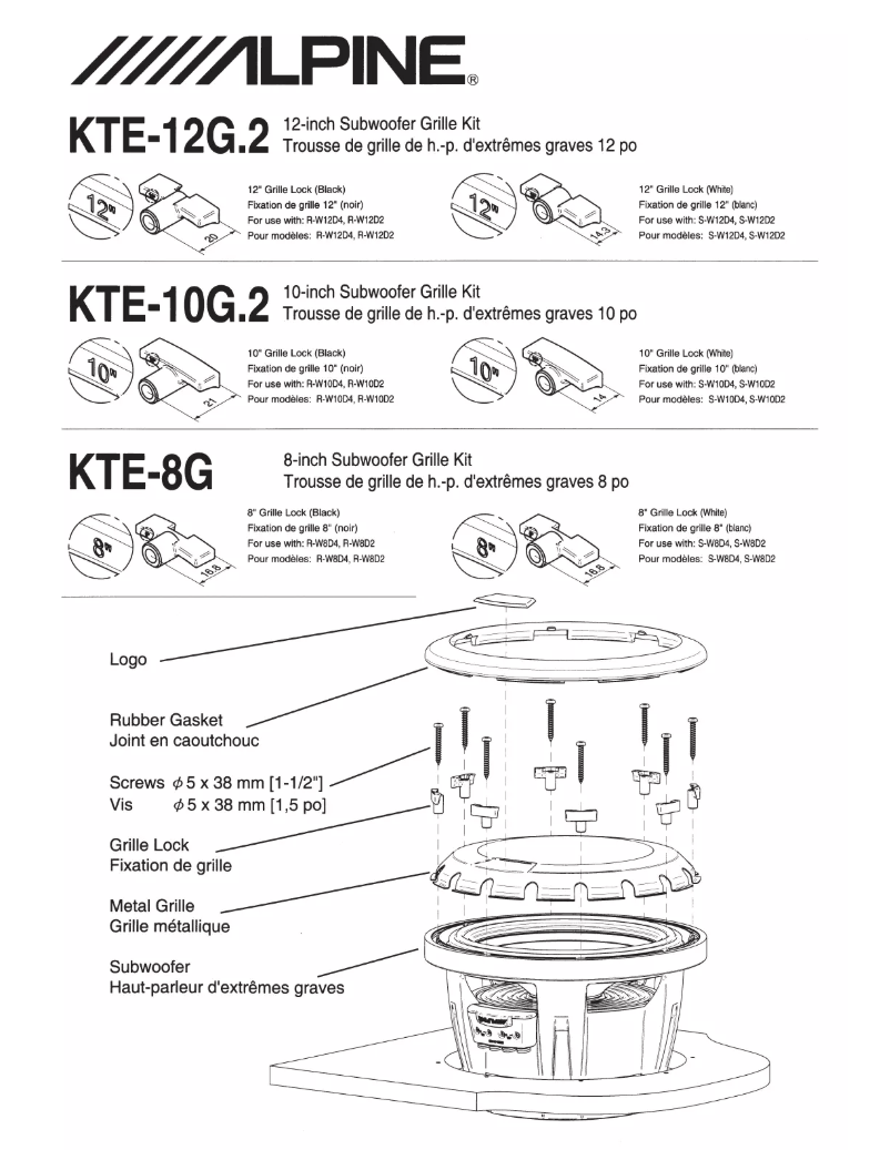 Página 1 del manual Manual de usuario Alpine KTE-10G.2