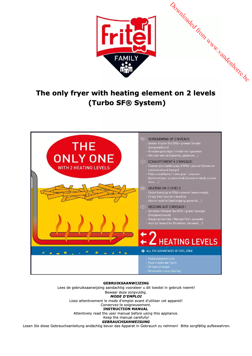 Imagen de la primera página del manual del dispositivo Turbo SF 4178