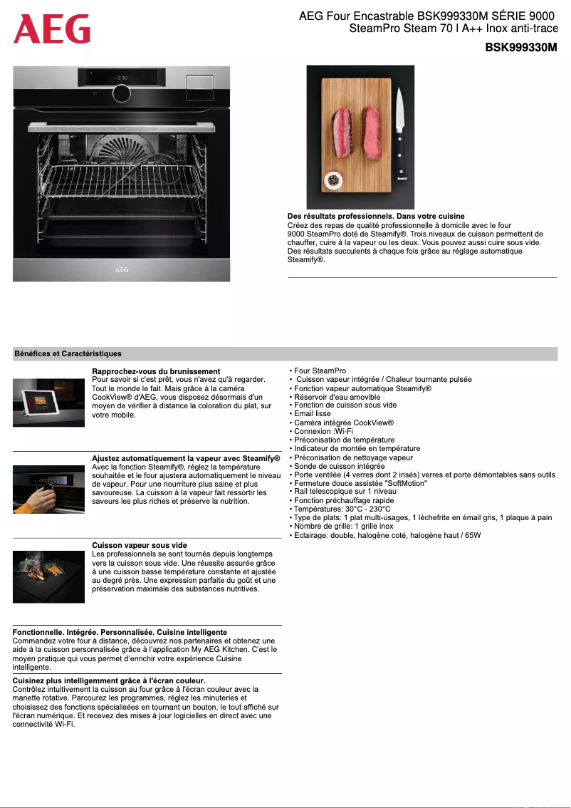 Imagen de la primera página del manual del dispositivo BSK999330M