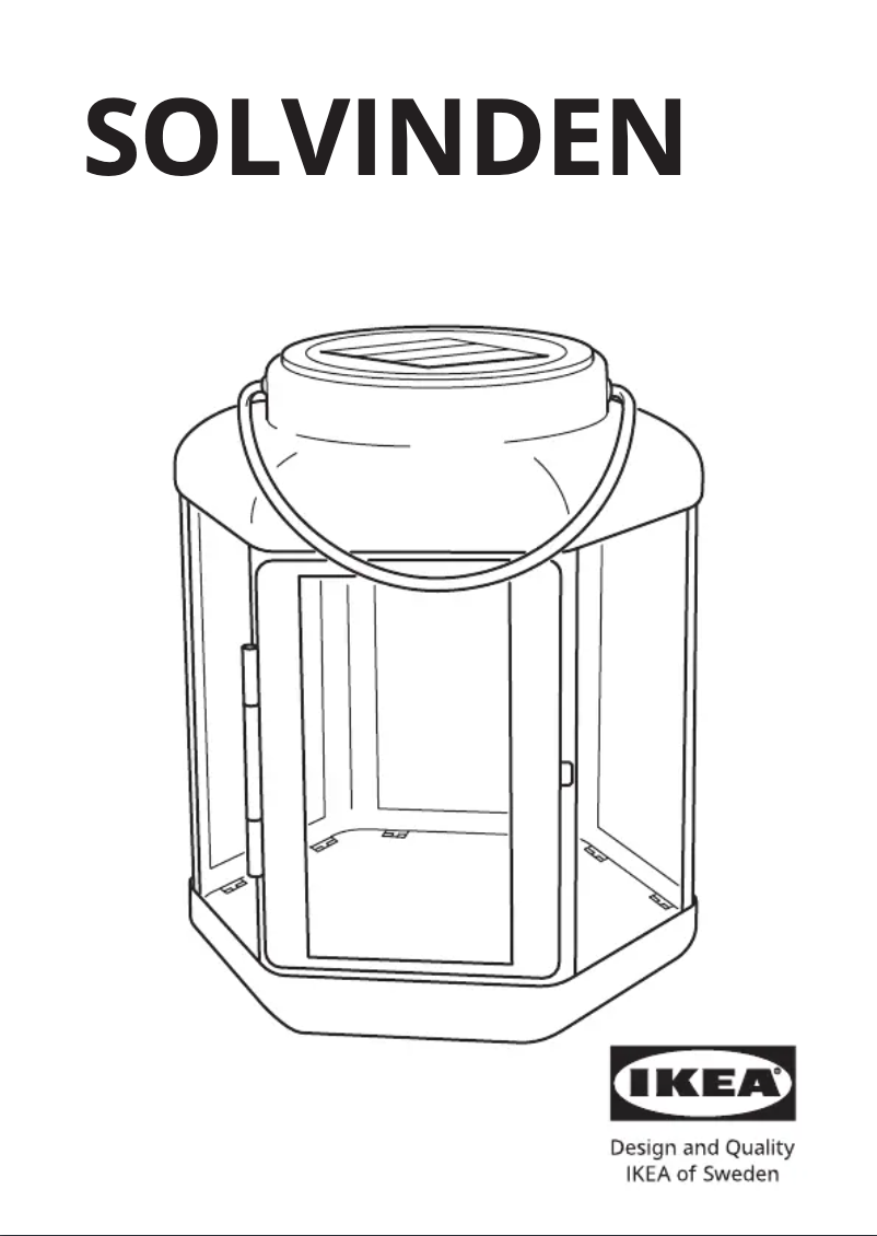 Imagen de la primera página del manual del dispositivo SOLVINDEN 205.145.84