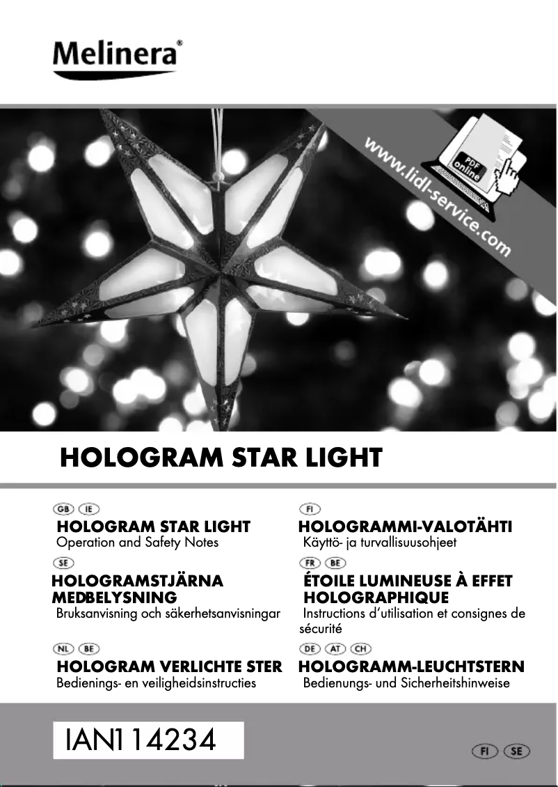 Imagen de la primera página del manual del dispositivo IAN 114234