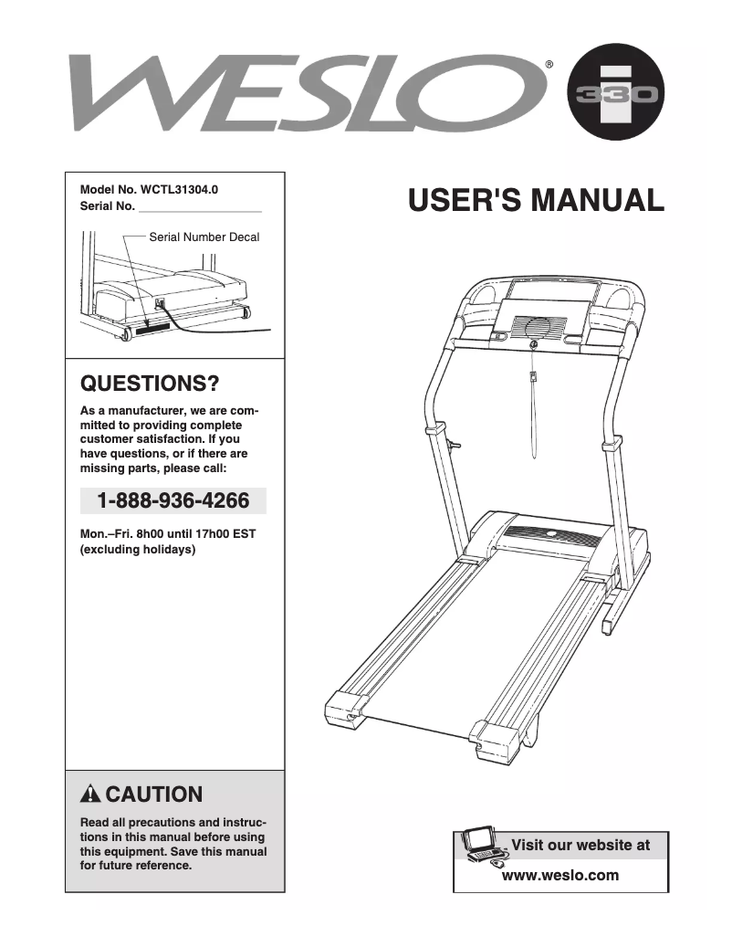 Imagen de la primera página del manual del dispositivo 330I