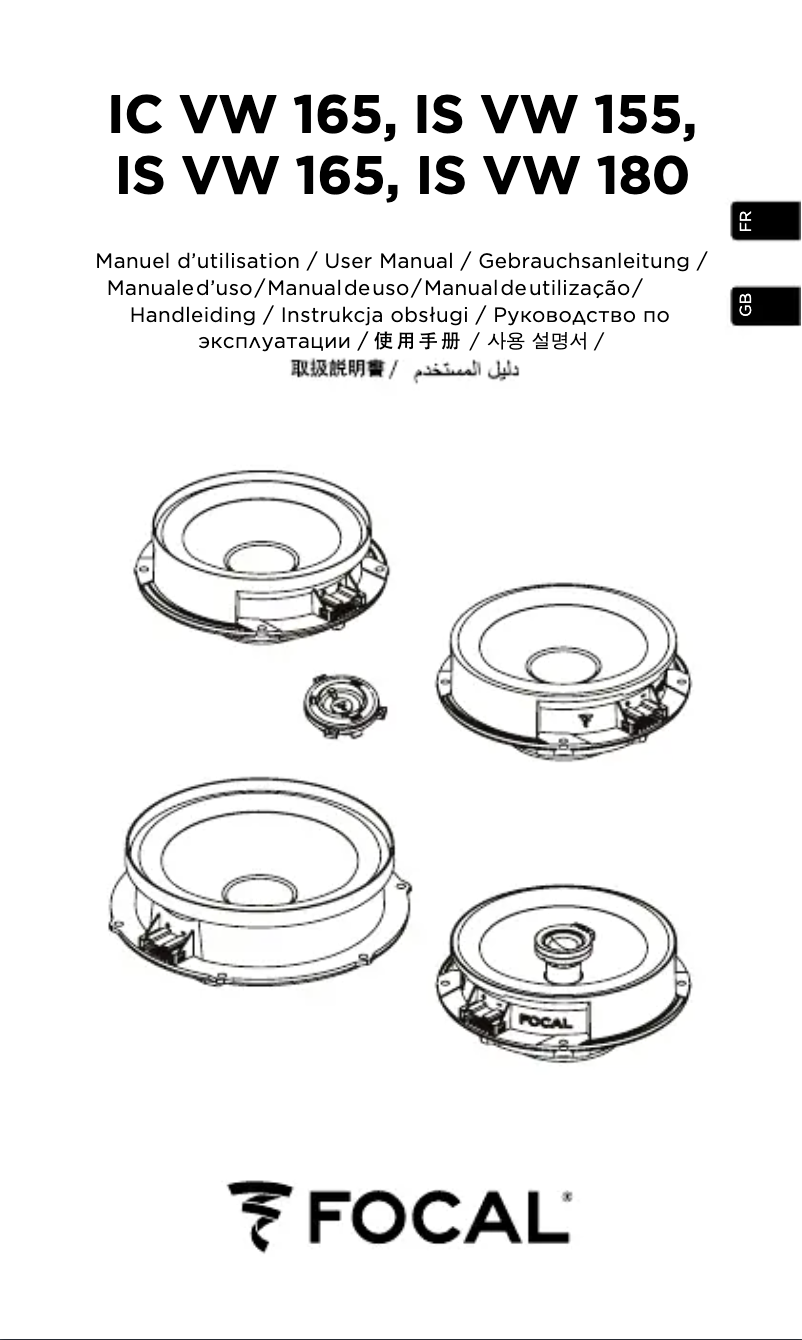 Imagen de la primera página del manual del dispositivo IS 165 VW