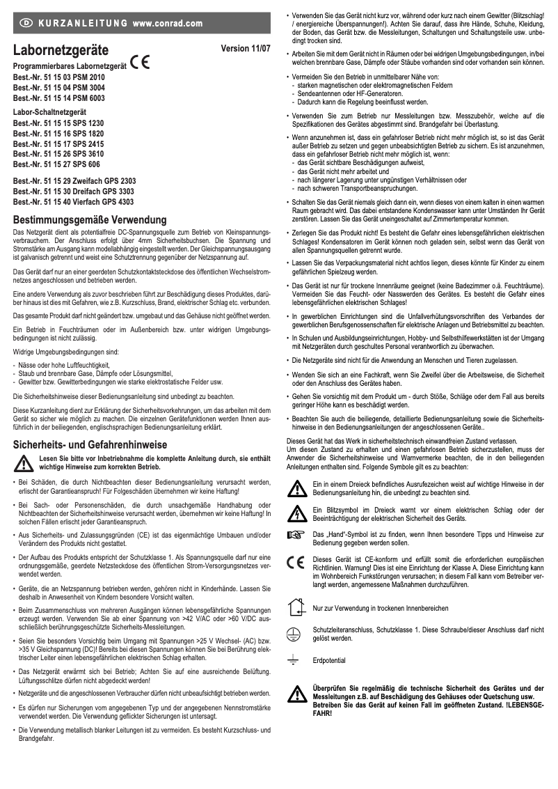 Imagen de la primera página del manual del dispositivo SPS-1230