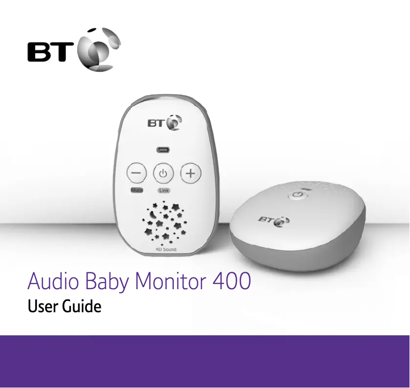 Página 1 del manual Manual de usuario BT Audio Baby Monitor 400