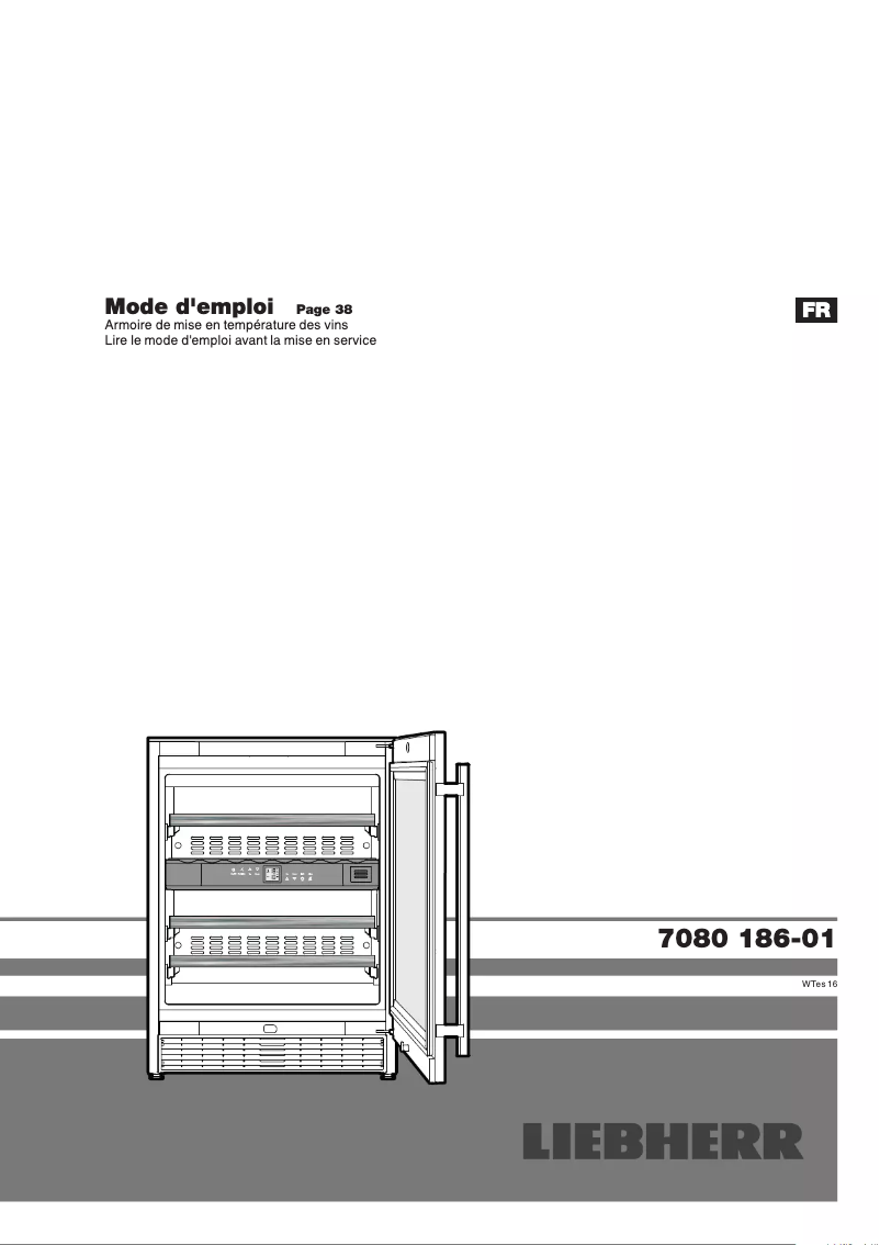 Imagen de la primera página del manual del dispositivo WTes 1672 Vinidor